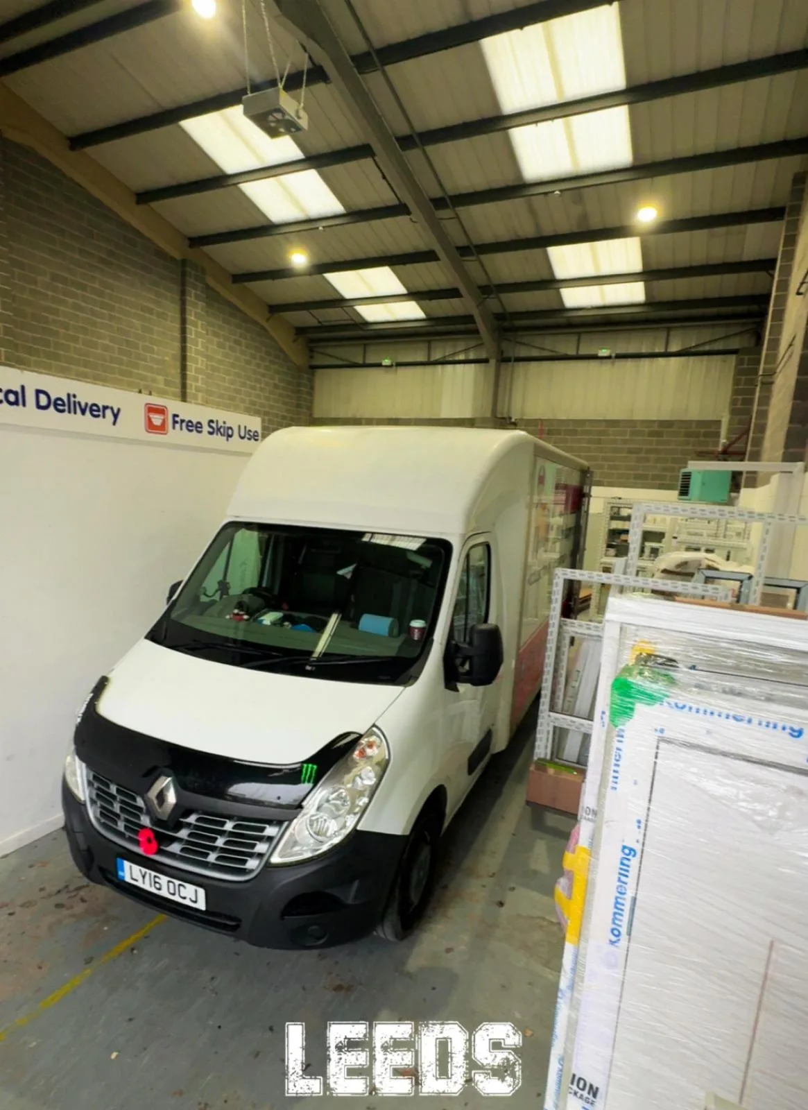 handy van removals moving van confirming delivery and collection details